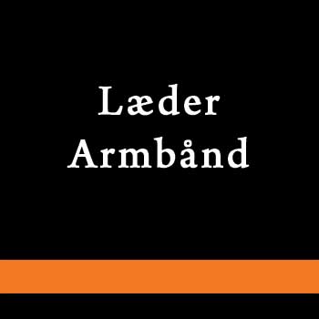 L&aelig;der Armb&aring;nd