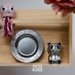 Rustfri stl tallerken m. dbsmotiver