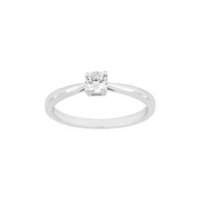 Rhd. slv ring 4mm grab HEGENOR #58