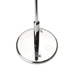 Forkromet flagstang m. dbsfod, 40cm