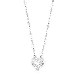 Rhd. Slv halskde hjerte ACTOR52