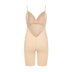 Low Back Bodysuit short i Beige