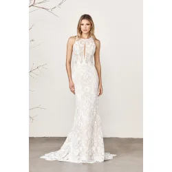 Brudekjole 44401 i Fit &amp; Flare fra Sincerity