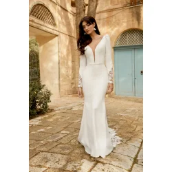 Brudekjole 44478 i Fit &amp; Flare fra Sincerity