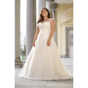 Brudekjole LS220012 i Plus Size fra Ladybird