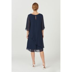 Kort Kjole - Navy Blue - Elinette