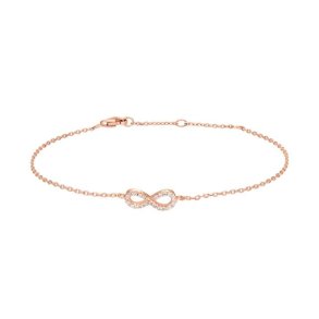 Rosa forgyldt slv armbnd AGNANOR