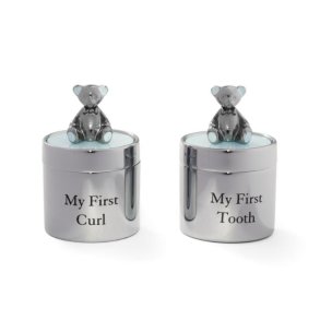 Forkromet Bamse/Bl min frste tand/hrlok