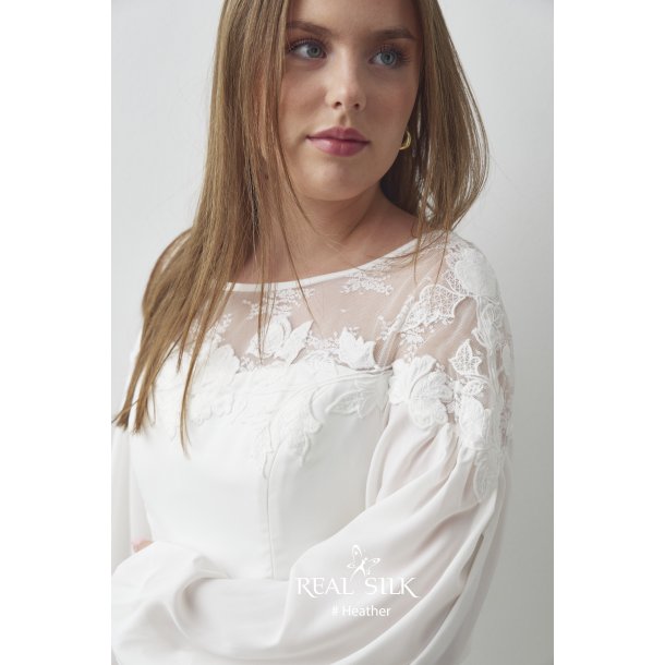 Konfirmations Kjole Real Silk Heather