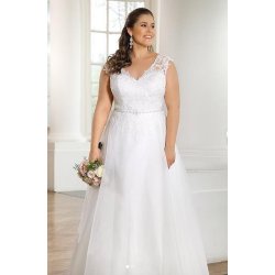 Brudekjole LS720015 i Plus Size fra Ladybird