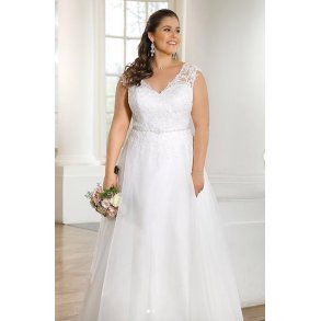 Brudekjole LS720015 i Plus Size fra Ladybird