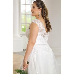 Brudekjole LS720015 i Plus Size fra Ladybird