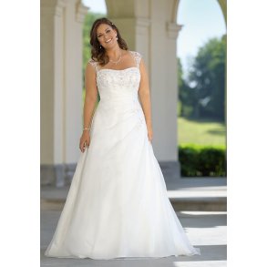 Brudekjole LS718052 i Plus Size fra Ladybird