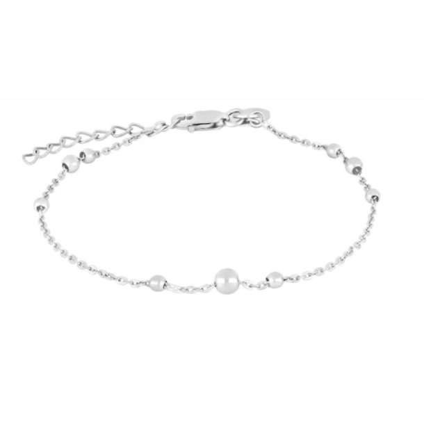 Rhd. slv armbnd BEADIT52