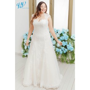 Brudekjole Lana i Plus Size fra V&V