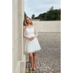 Konfirmations Kjole Real Silk Haisley tyl