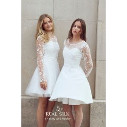 Konfirmations Kjole Real Silk Haisley tyl
